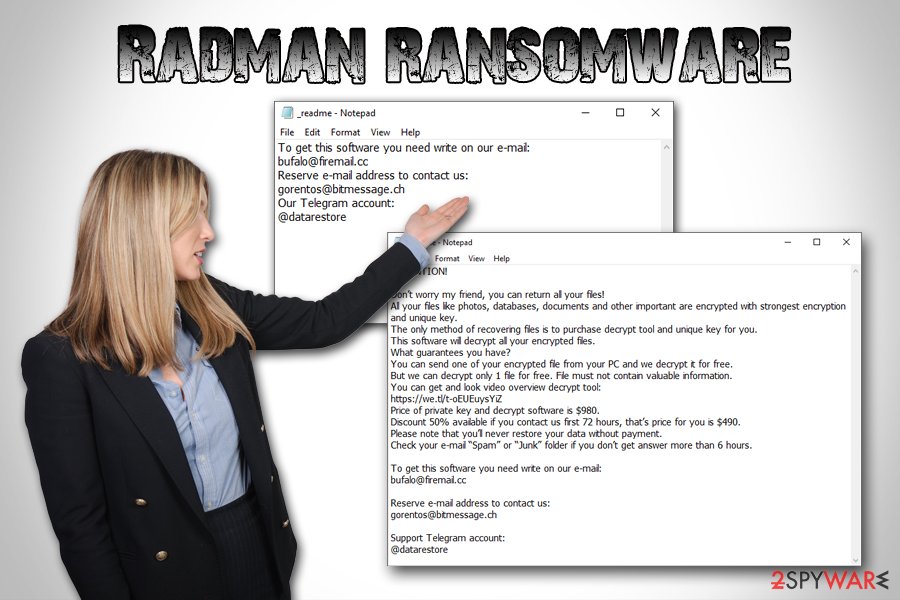 Radman ransomware virus