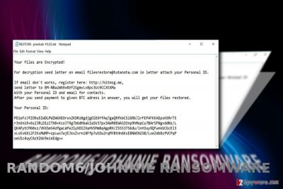 The example of Random6 ransomware