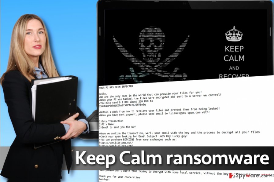 Keep Calm ransomware virus