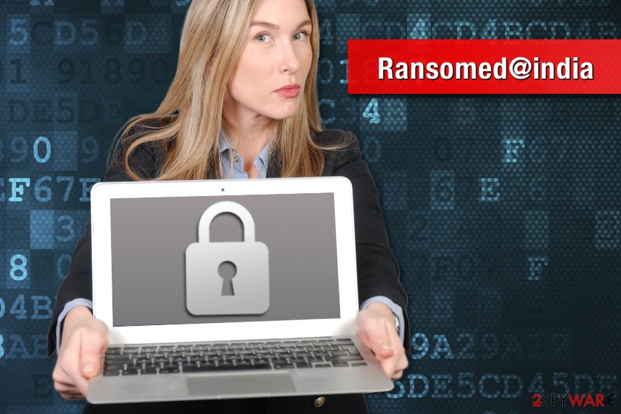 Ransomed@india ransomware virus picture