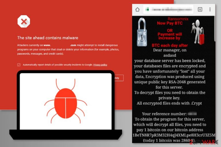 Example of Ransomnix ransomware