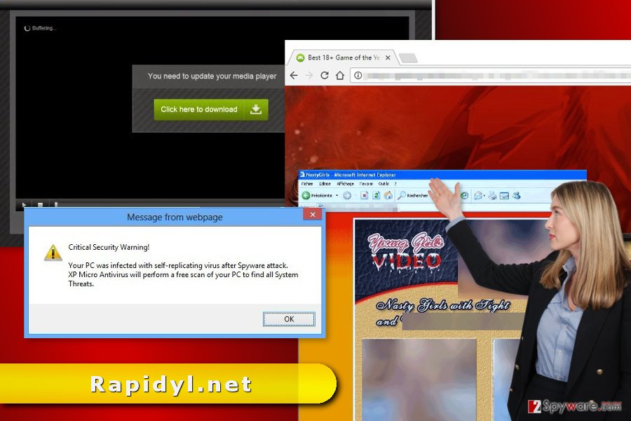 The image of Rapidyl.net virus