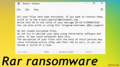 RAR ransomware