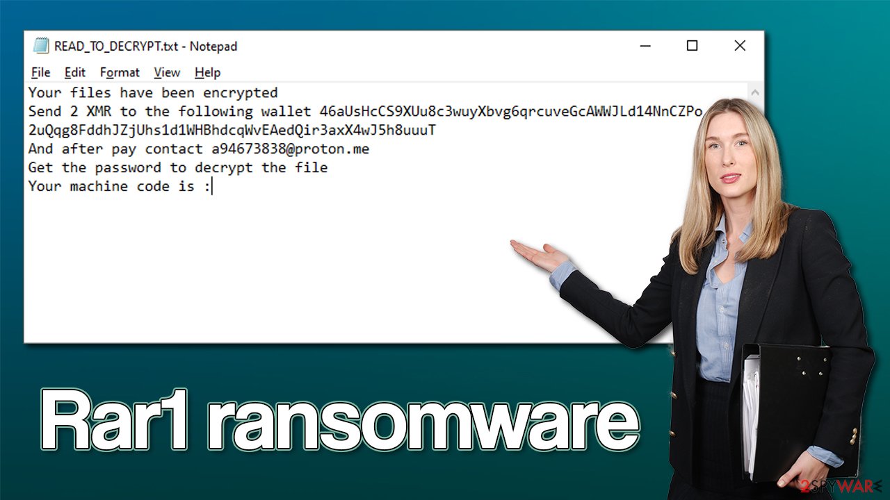 Rar1 ransomware virus