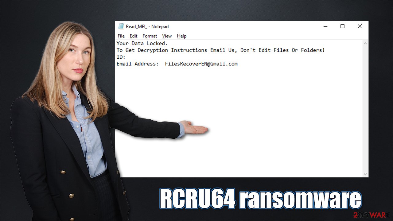 RCRU64 ransomware virus