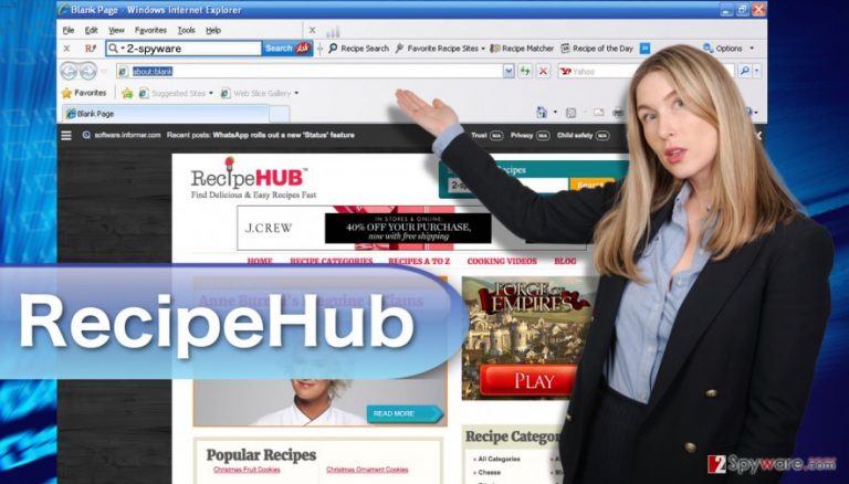 An image of the RecipeHub toolbar