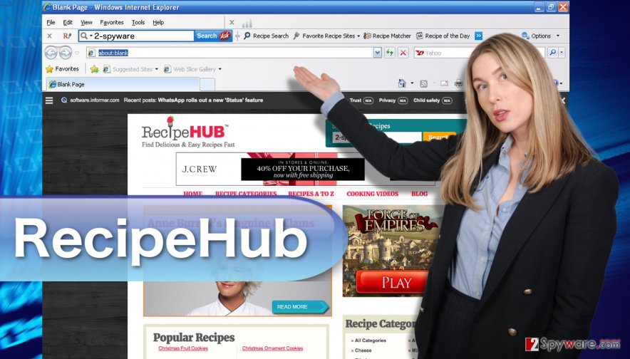 An image of the RecipeHub toolbar An image of the RecipeHub toolbar