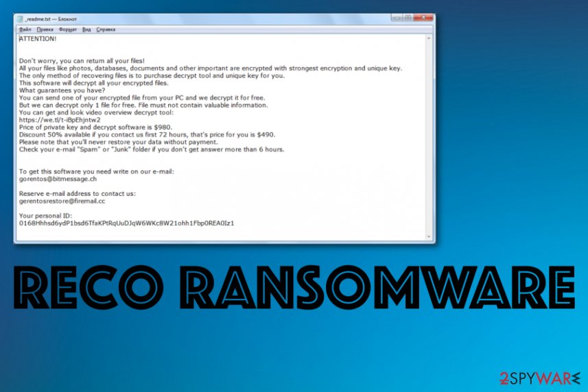 Reco ransomware