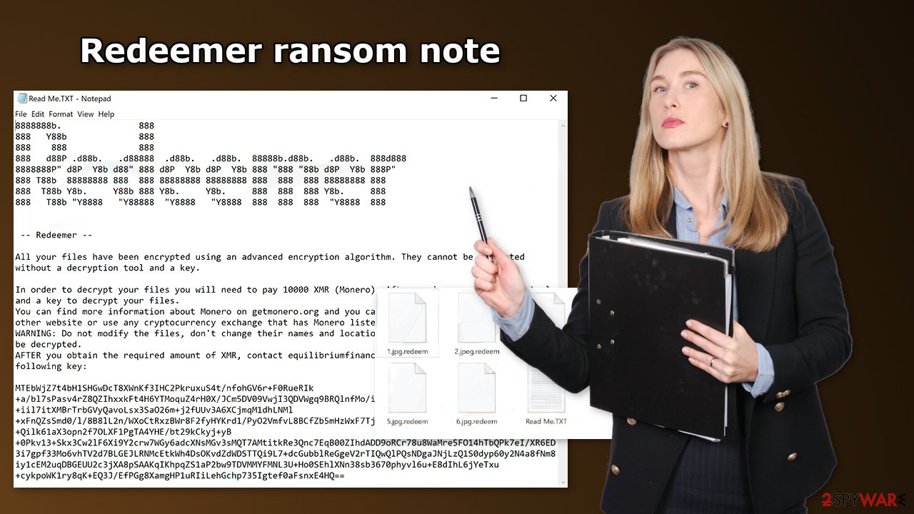 Redeemer ransom note