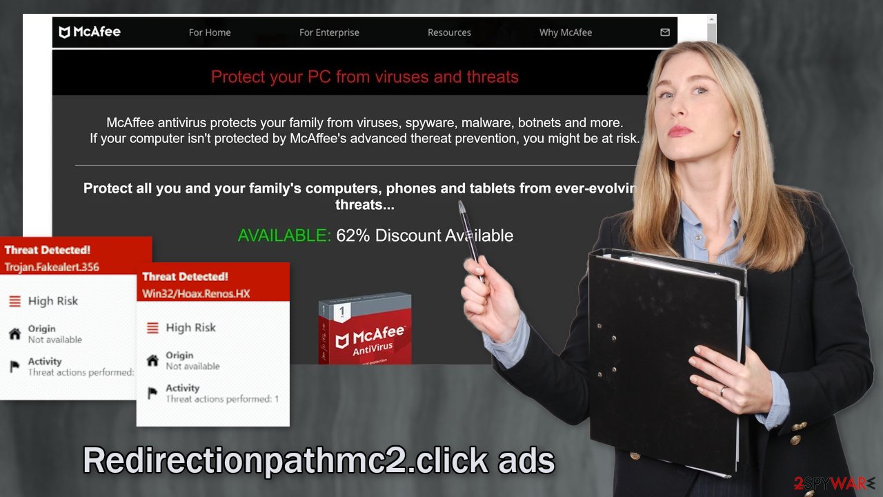 Redirectionpathmc2.click ads