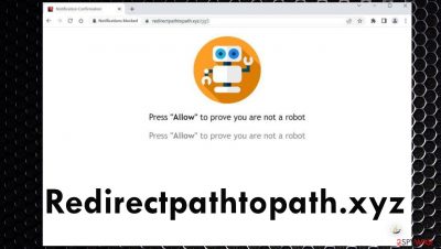 Remove Redirectpathtopath.xyz ads (virus)