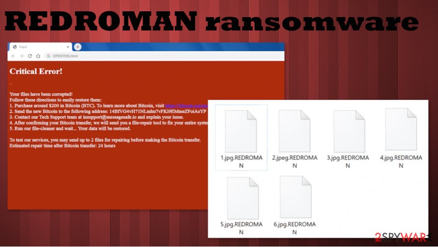 REDROMAN ransomware