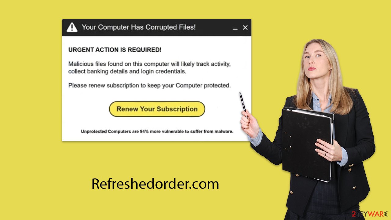 Refreshedorder.com scam
