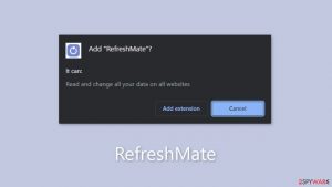RefreshMate adware