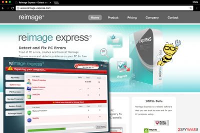 Reimage Express screenshot