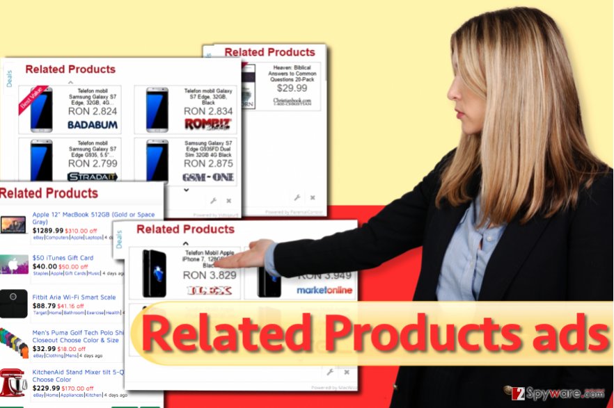 Related Products pop-up virus