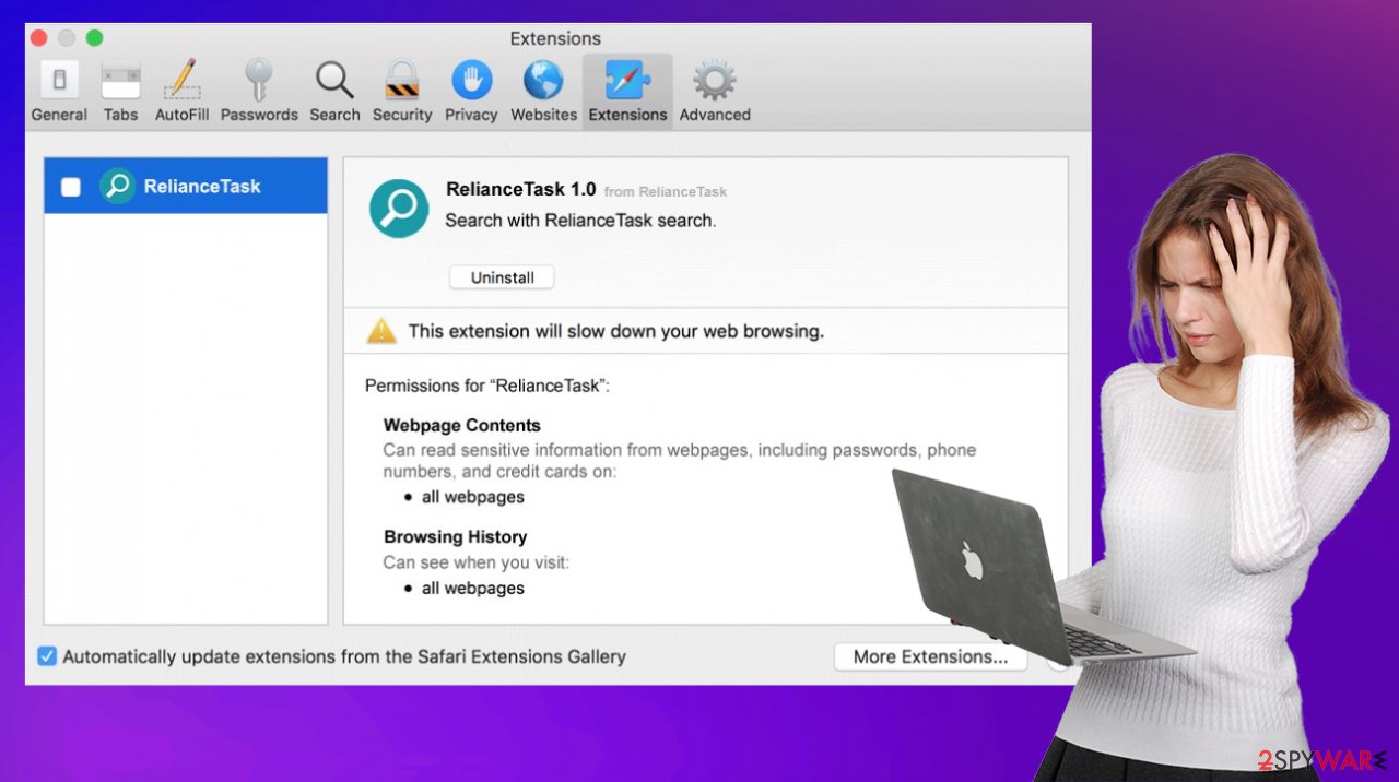 RelianceTask mac adware