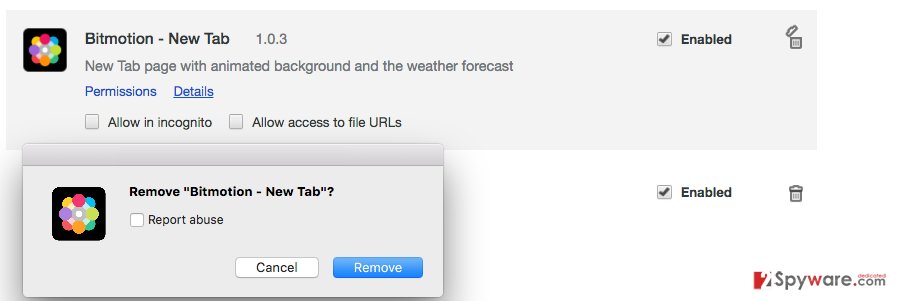 Bitmotion extension