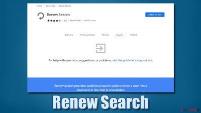 Renew Search
