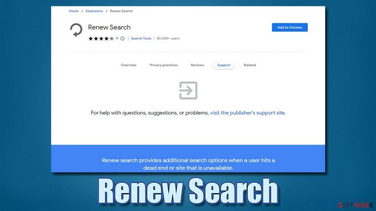 Renew Search