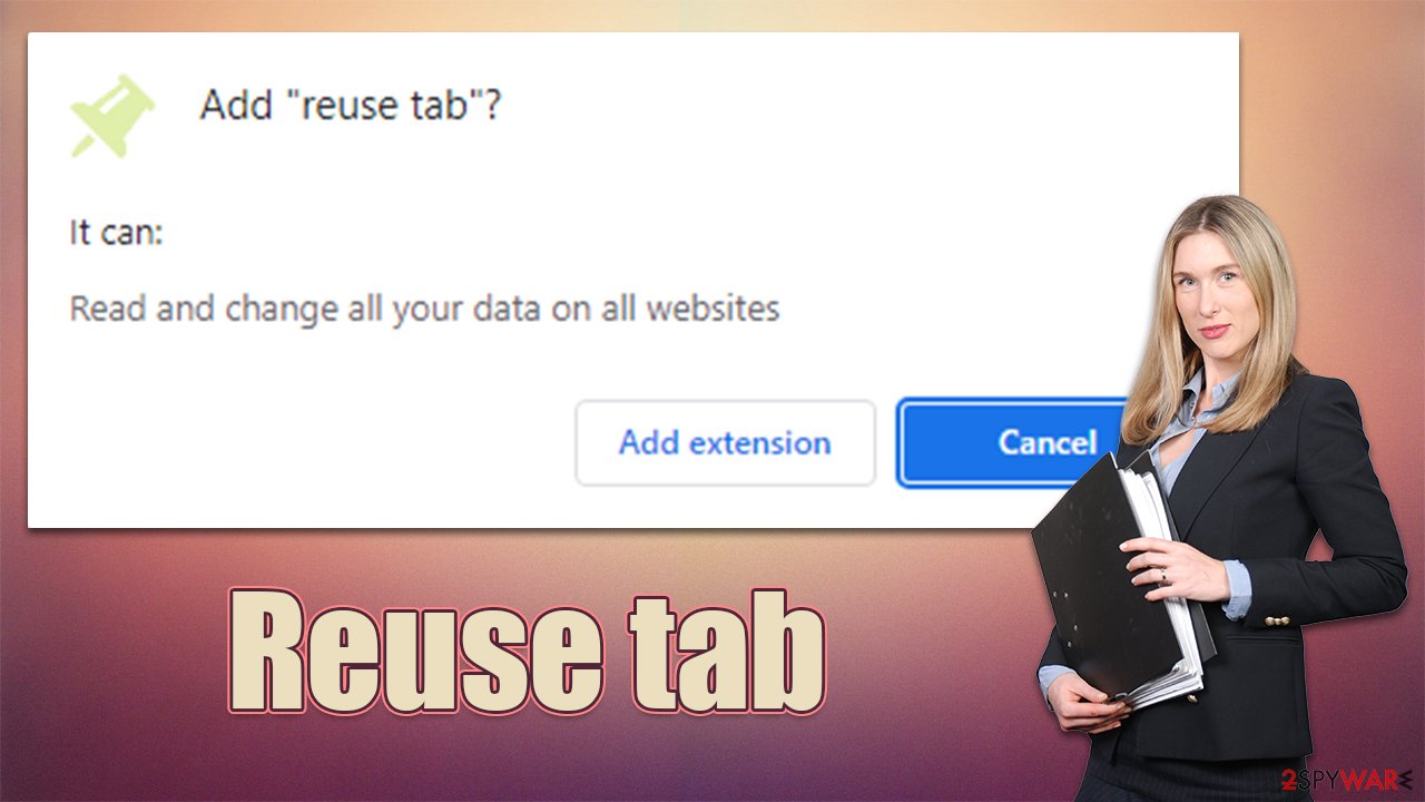 Reuse tab adware