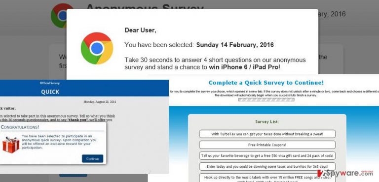 The example of reward-zone.7113652.com ads on computer