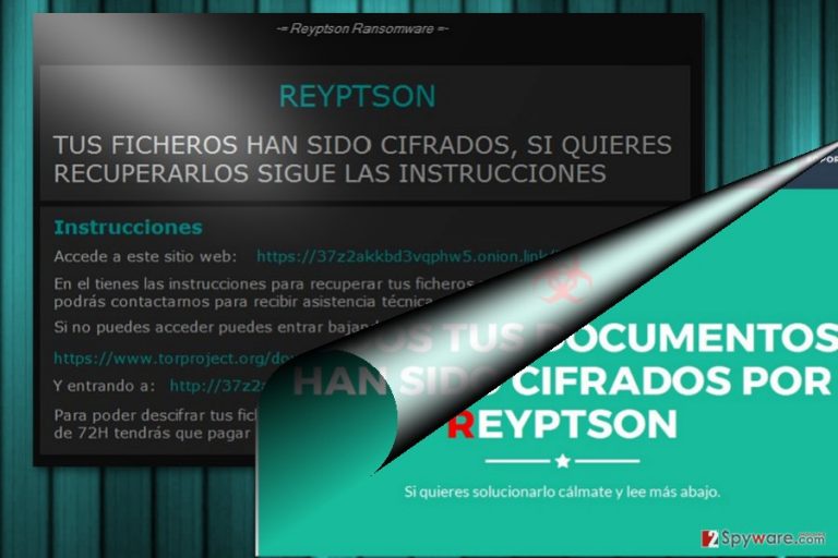 The image of Reyptson virus