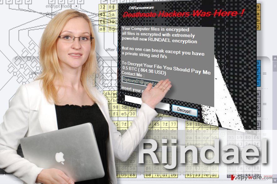 Rijndael ransomware image Rijndael ransomware image