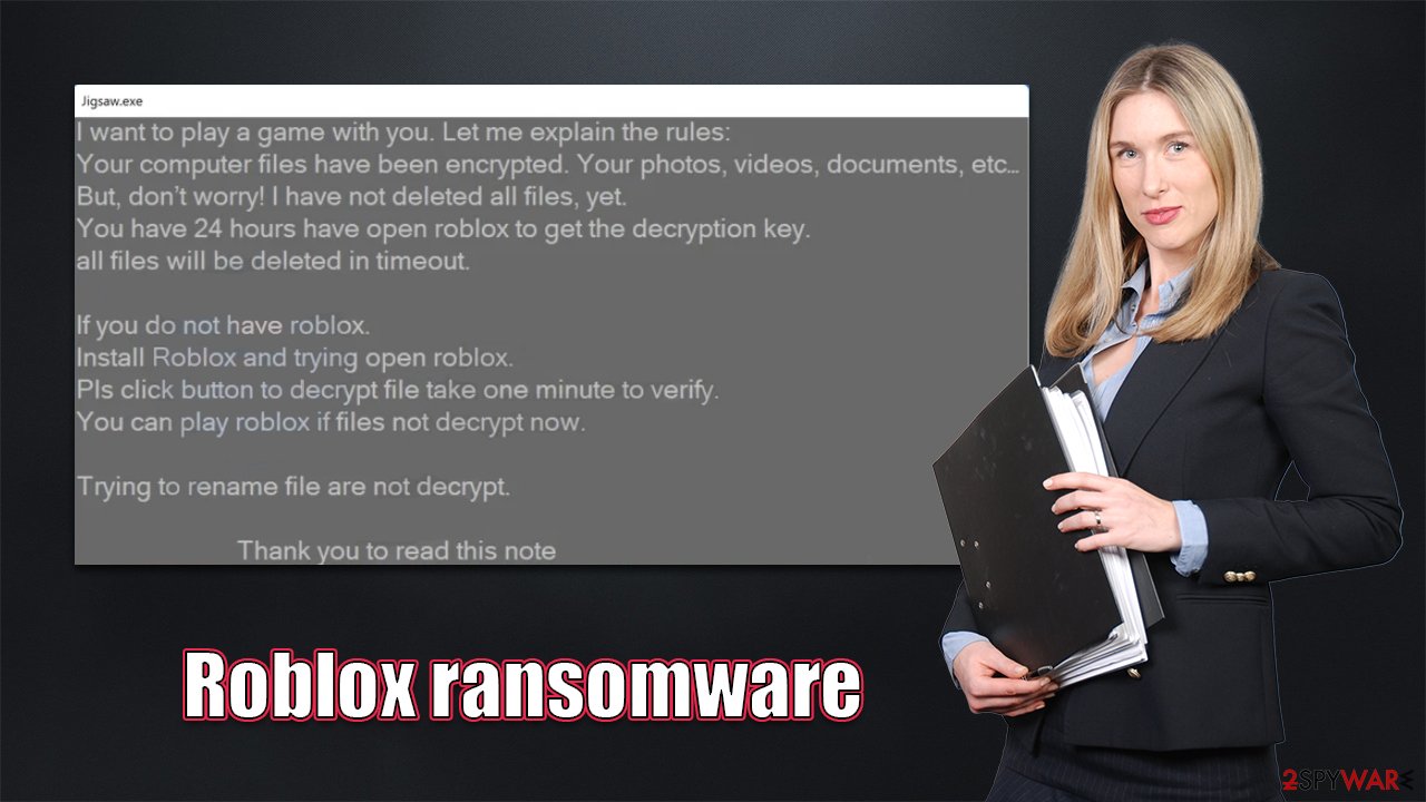 Roblox ransomware