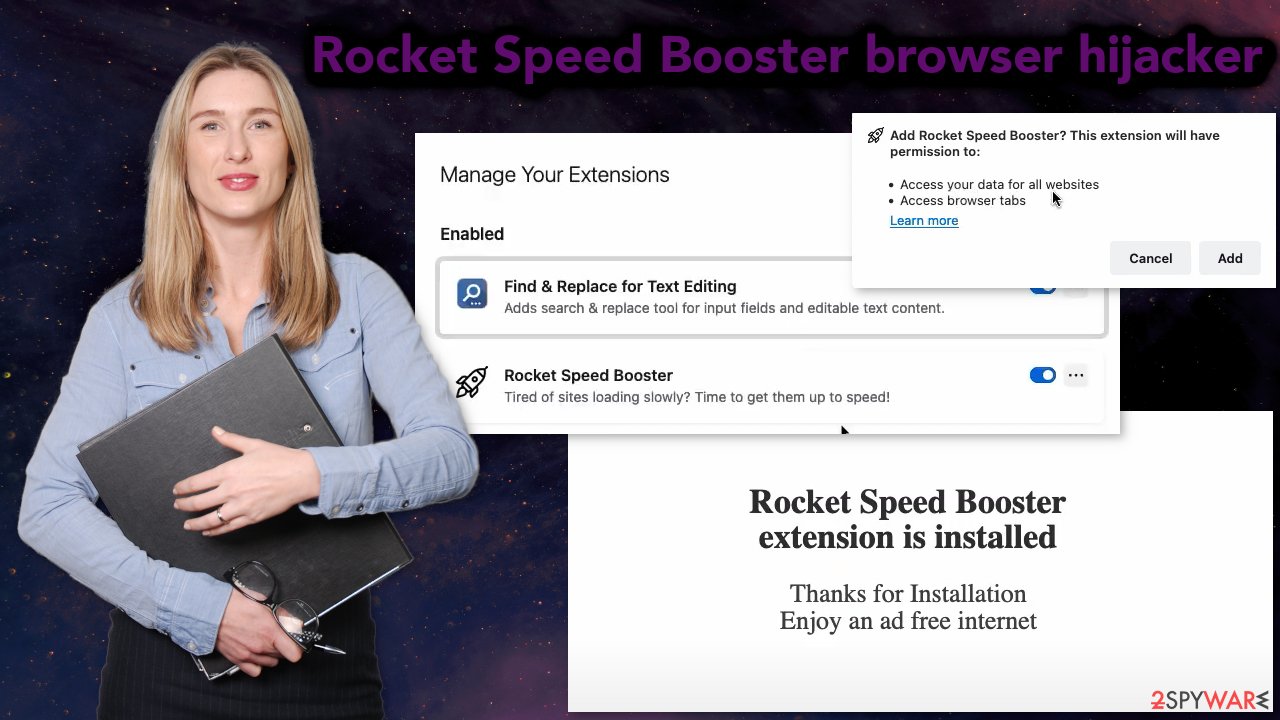 Rocket Speed Booster browser hijacker