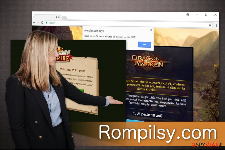 Rompilsy.com adware illustration