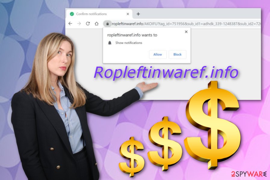 Ropleftinwaref.info ad-based program