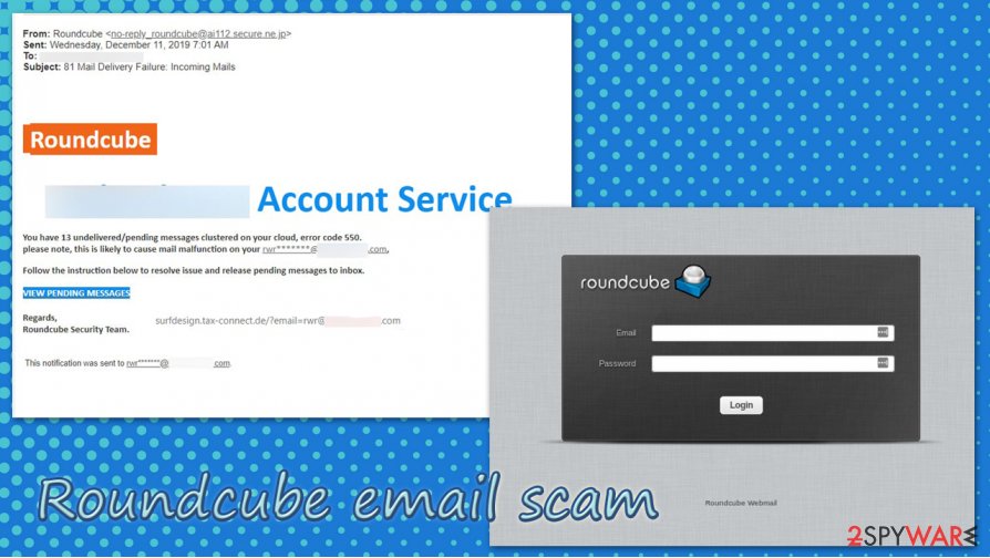 Roundcube email scam virus