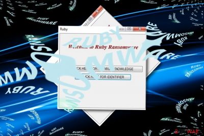 The image illustrating Ruby virus