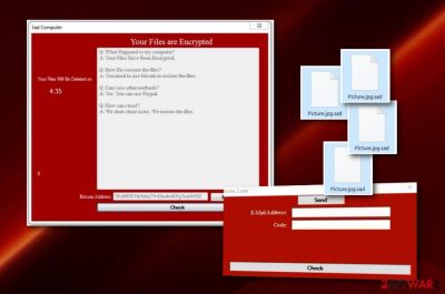 Sad Computer ransomware virus