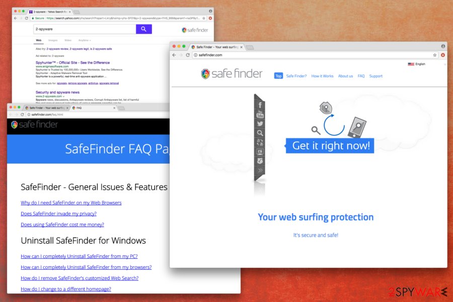 Safe Finder browser hijacker