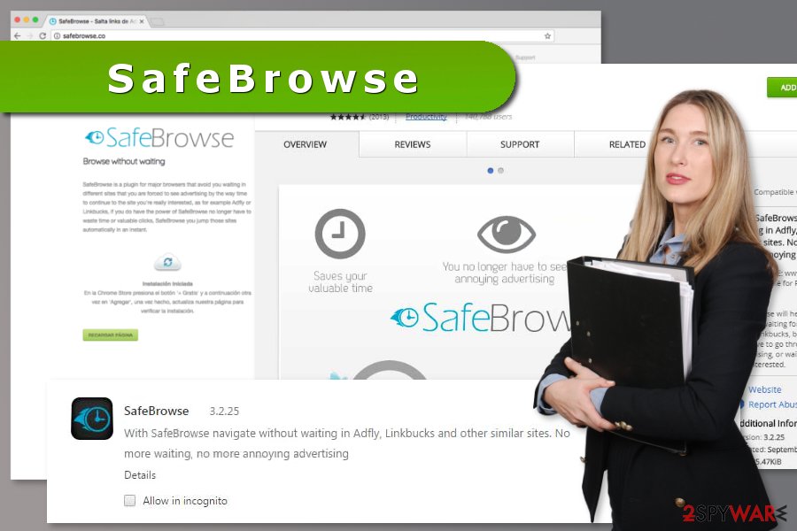 The image of SafeBrowse virus