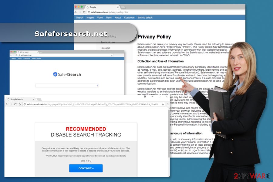 The picture of Safeforsearch.net virus