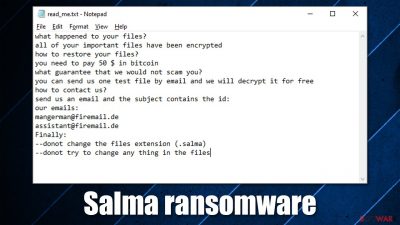 Salma ransomware