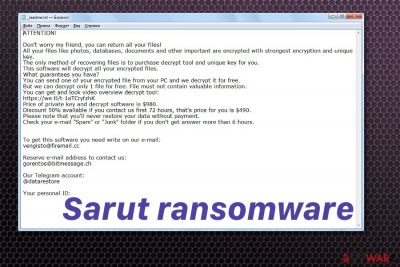 Sarut ransomware