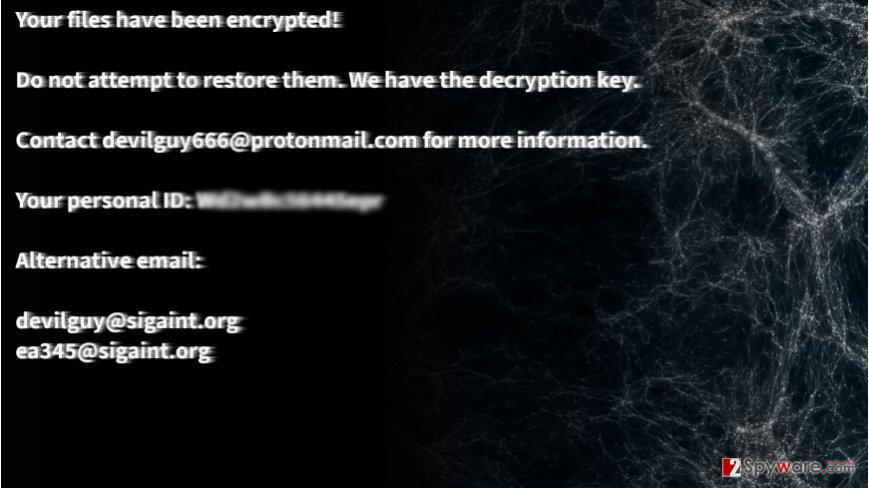 Remove Satan666 ransomware / virus (Virus Removal Guide)