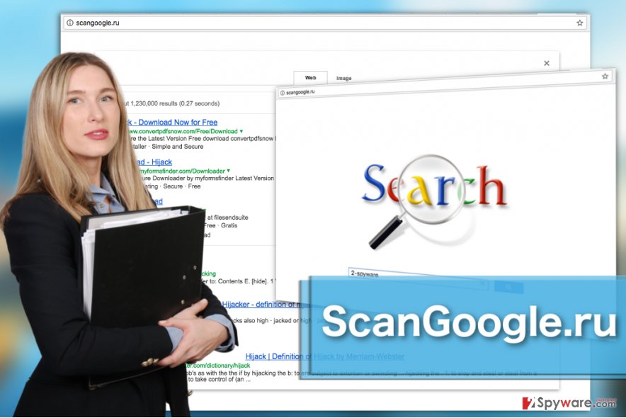 Image of the ScanGoogle.ru virus