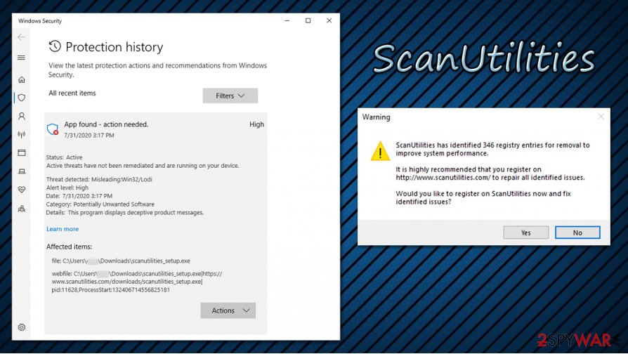 ScanUtilities  detection