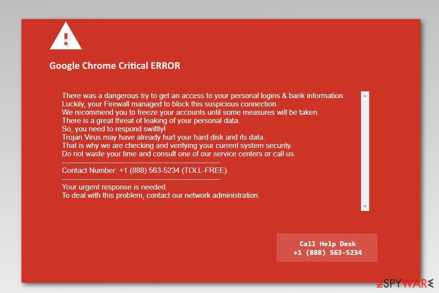 What is google chrome critical error red screen - coursesple
