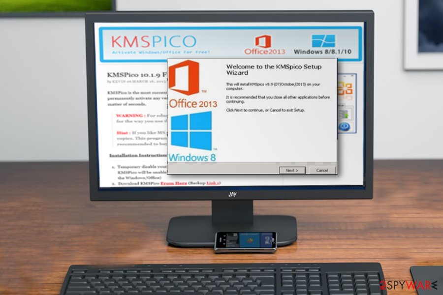 KMSPico illegal Microsoft Office activator