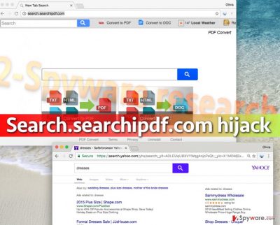 Image of Search.searchipdf.com redirect virus