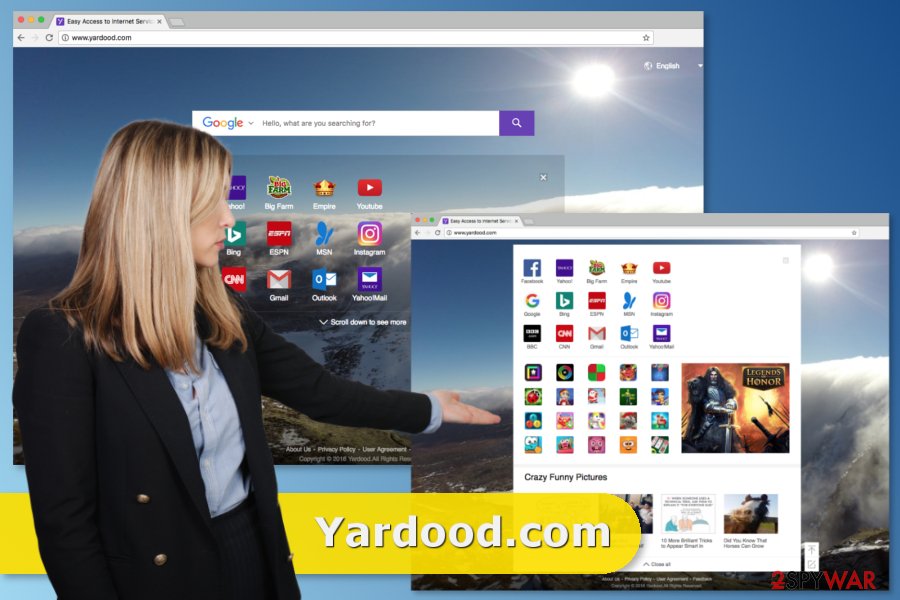 Yardood.com redirect issue