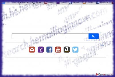 Tthe screenshot of search.hemailloginnow.com