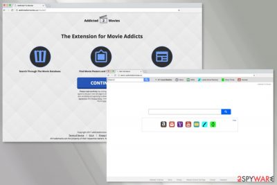 The example of Search.addictedtomovies.co