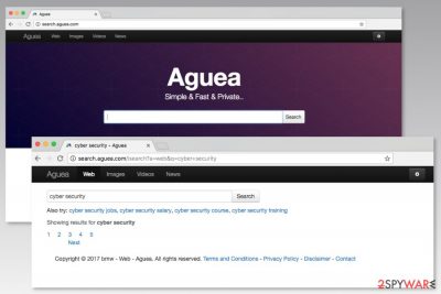 Screenshot of Search.aguea.com